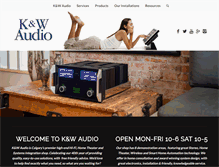 Tablet Screenshot of kandwaudio.com